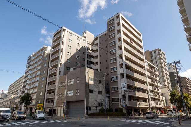 ベルデフラッツ谷町の外観（南西側から）