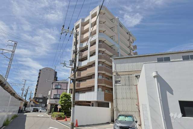 セレッソコート福島ウエストライブの外観（北東側から）