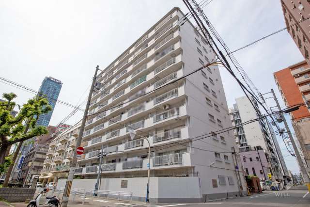 西梅田ダイヤモンドマンションの外観（南東側から）