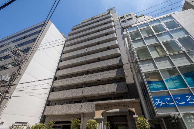 エスリード西天満の外観（南東側から）