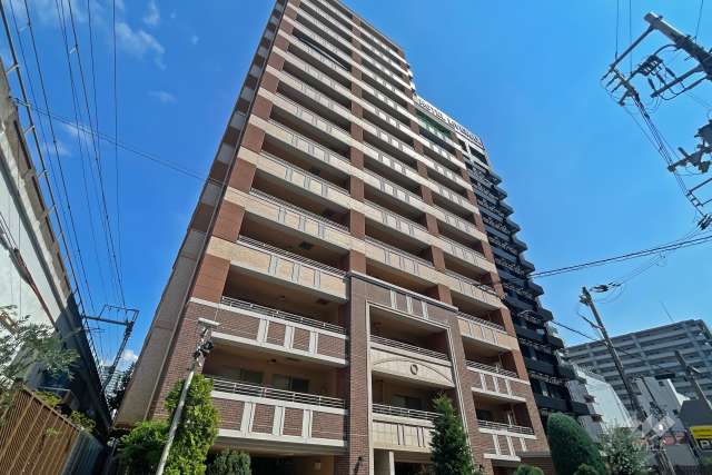 サンクタス梅田扇町パークの外観（北西側から）