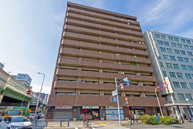 シティコーポ南森町の外観（南西側から）