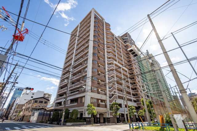 セレッソコート与力町公園アーバンズの外観（北東側から）