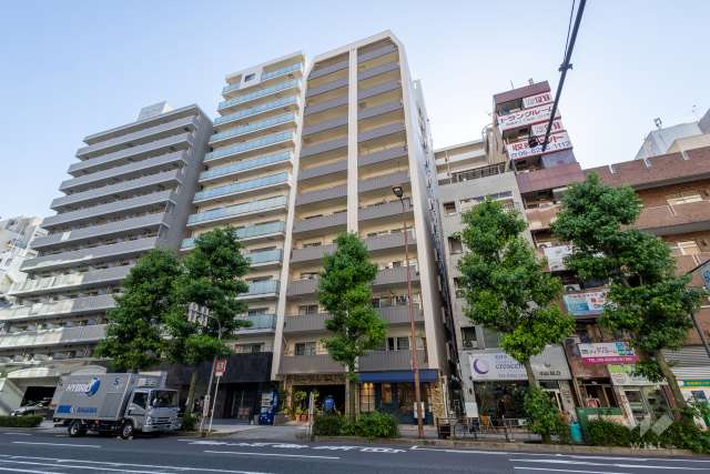 ハイマート南森町の外観（北東側から）