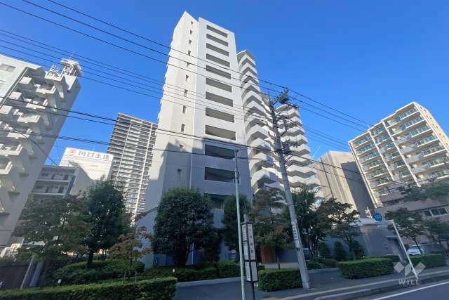 川口パークハウスの外観（南東側から）