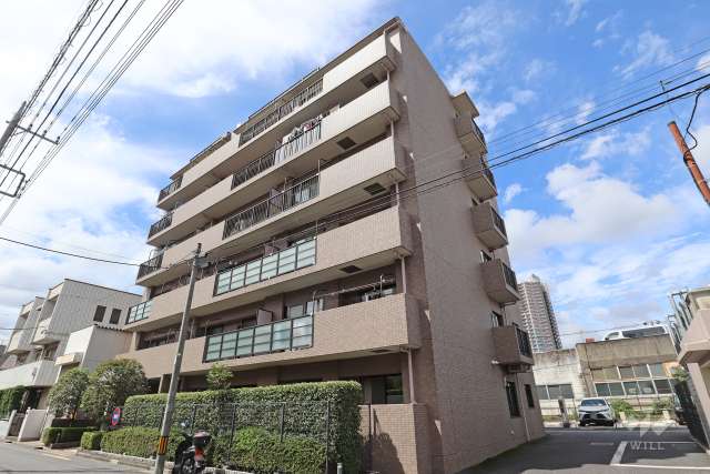 メイツ川口栄町の外観（北東側から）