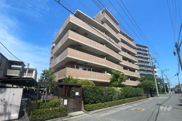 デュオコート川口元郷の外観（南西側から）