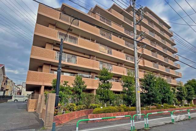 デュオコート南浦和彩の杜の外観（南西側から）