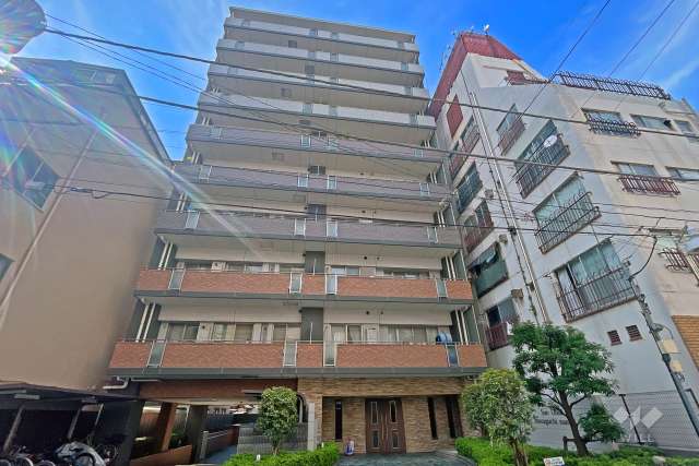 サンデュエル川口並木の外観（南東側から）