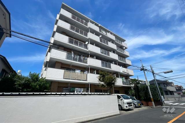 川口中青木第２ローヤルコーポの外観（南側から）