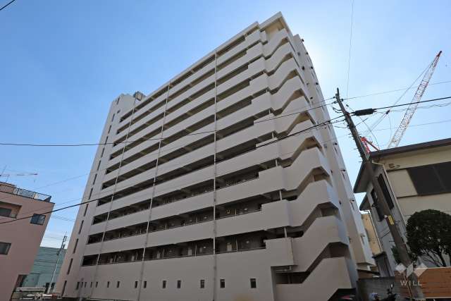 サーラ川口128の外観（北西側から）