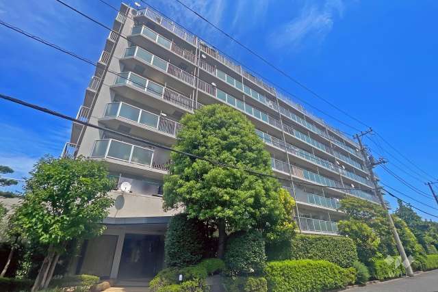 サンマンション川口1番館の外観（南西側から）