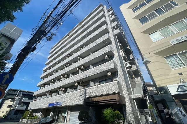 ライオンズマンション並木北公園の外観（南西側から）