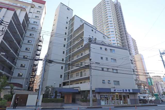 ハイネス川口の外観（北東側から）