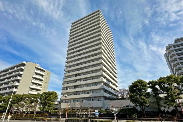 リプレ川口一番街6号棟の外観（南西側から）