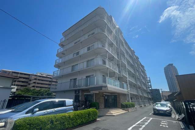 ベルエア第1川口の外観（北側から）