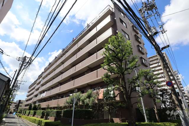 コスモ町屋リバーシティの外観(北東側から)