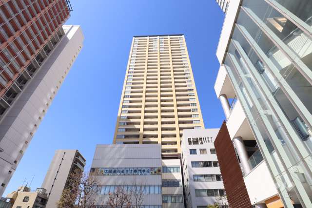 ステーションプラザタワーの遠景（南東側から）