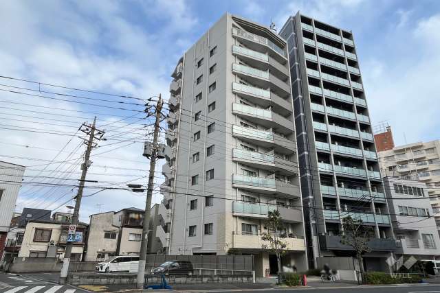 レジデンシャルステート田端の外観（南西側から）