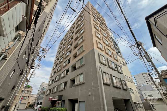 ベルジェ田端の外観（南西側から）