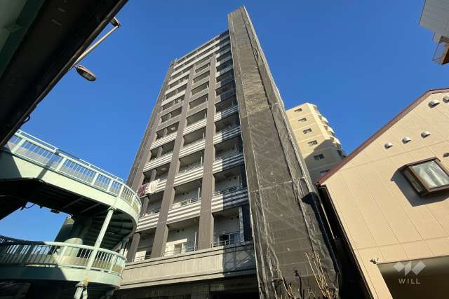 プレールドゥーク東京イースト4リバーサイドの外観（南西側から）