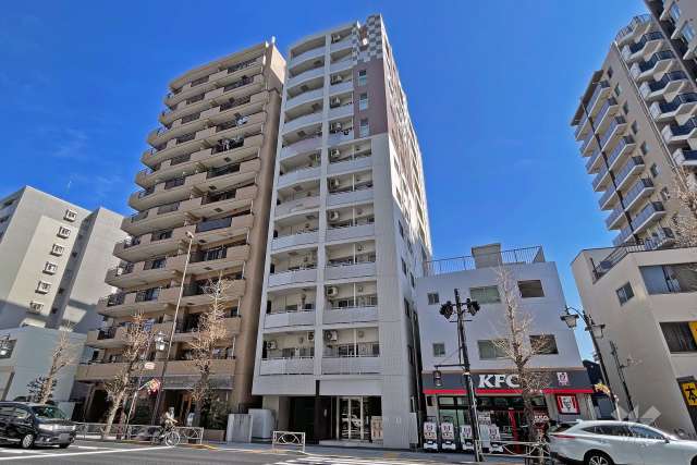 グランベル東京シークの外観（南西側から）