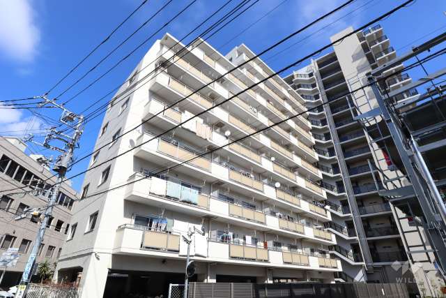 ジュネシオン西日暮里の外観（南西側から）