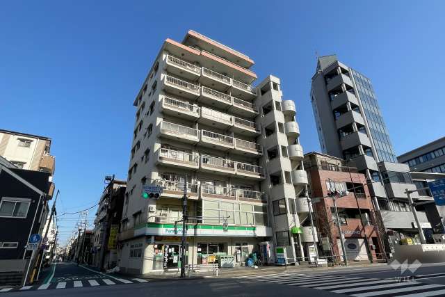 道灌山レジデンシアの外観（南側から）