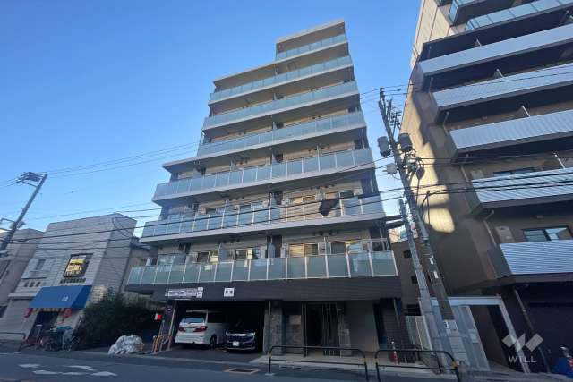 ミルーナヒルズ西日暮里の外観（北東側から）