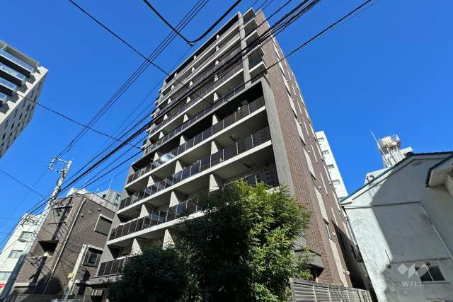 オープンレジデンシア日暮里の外観（南側から）