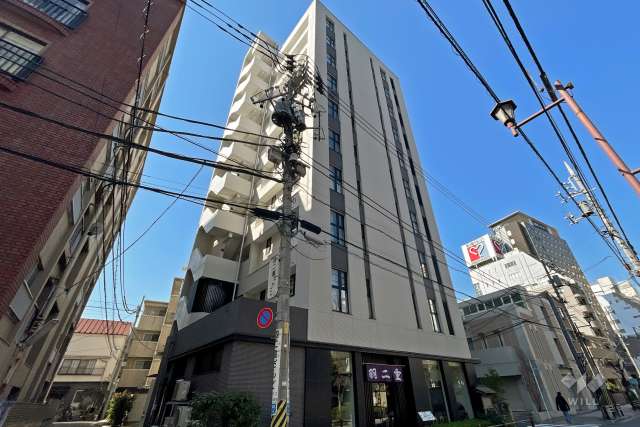 アトラス日暮里マスターコートの外観（北東側から）