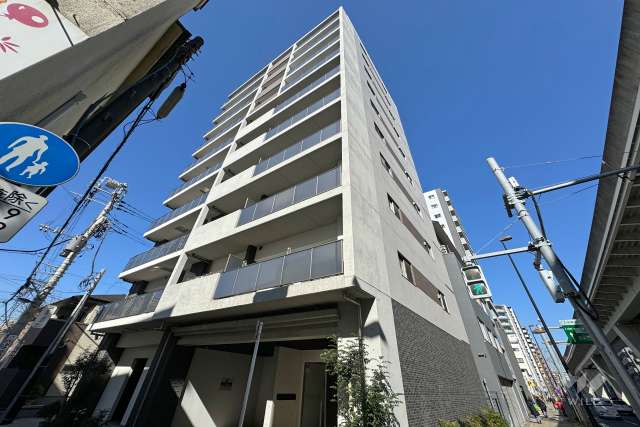 プレディアンスフォート田端の外観（南東側から）