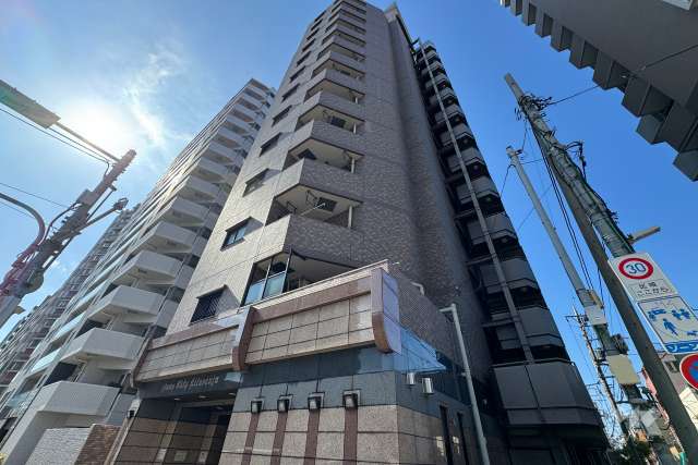 ライオンズシティ北千住の外観（北東側から）