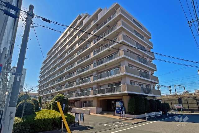 レックス北千住の外観（北東側から）