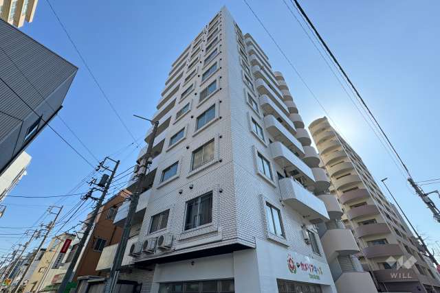 サカイリグリーンパーク北千住第７の外観（北西側から）