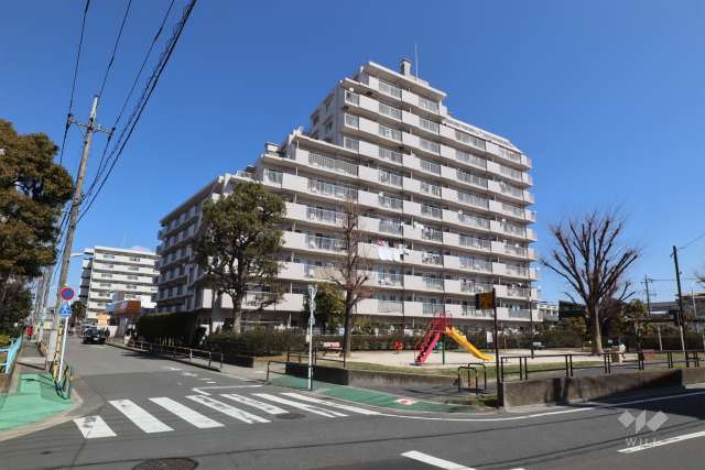 綾瀬グランドハイツの外観（南西側から）