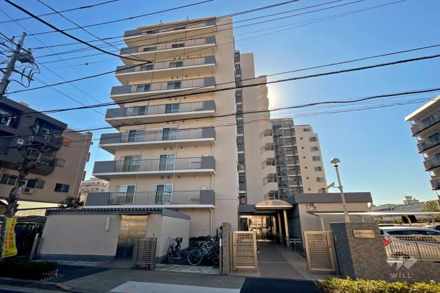 エンゼルハイム千住の外観（北側から）