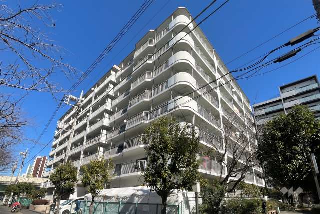 ネオコーポ亀有の外観(南西側から)