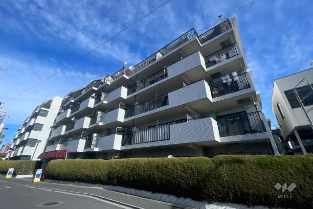 グリーンパーク扇の外観（南側から）