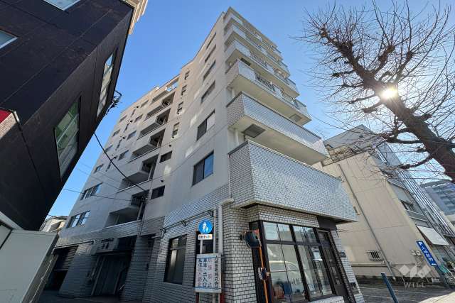 大峡ダイアパレス千寿の外観(北西側から）