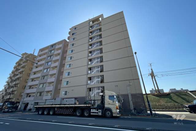 フェルクルールプレスト千住関屋の外観（北西側から）