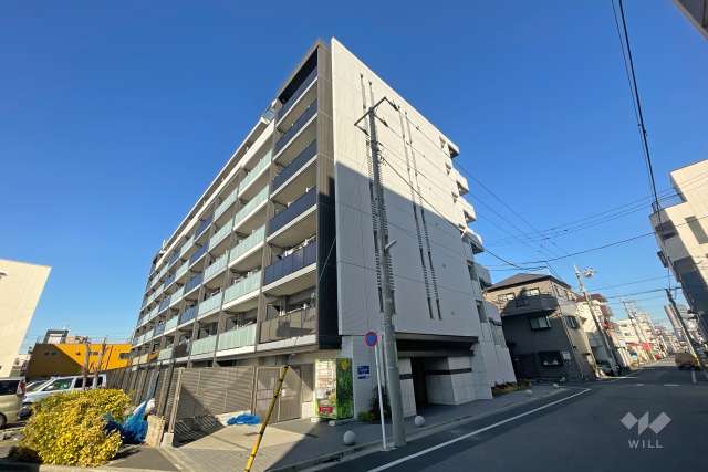 ジェノヴィア隅田川イーストスカイガーデンの外観（南西側から）