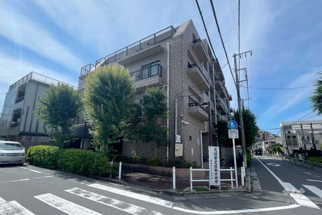 レクセルマンションときわ台の外観（北西側から）