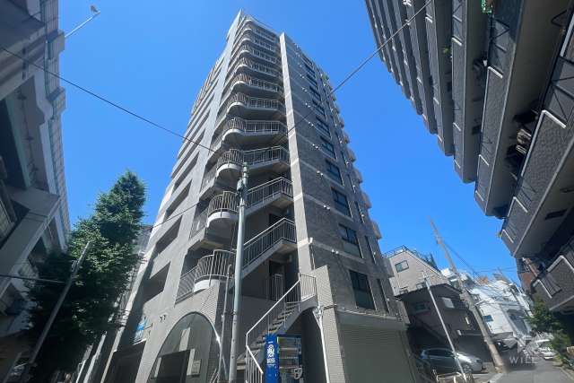 パレドール池袋北の外観（北東側から）