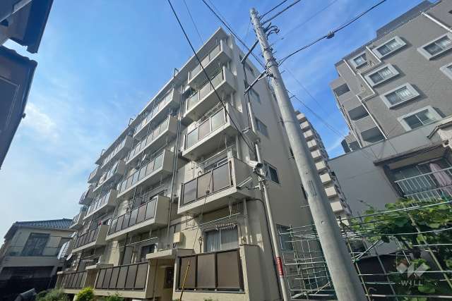 三田常盤台第一コーポの外観（南東側から）