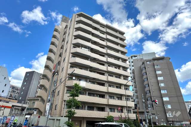 サンライズ大山マンションの外観（南西側から）