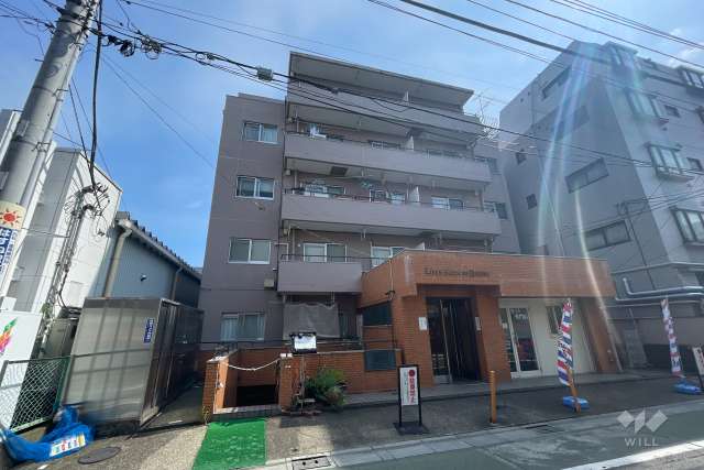 ライオンズマンション蓮根の外観（北東側から）