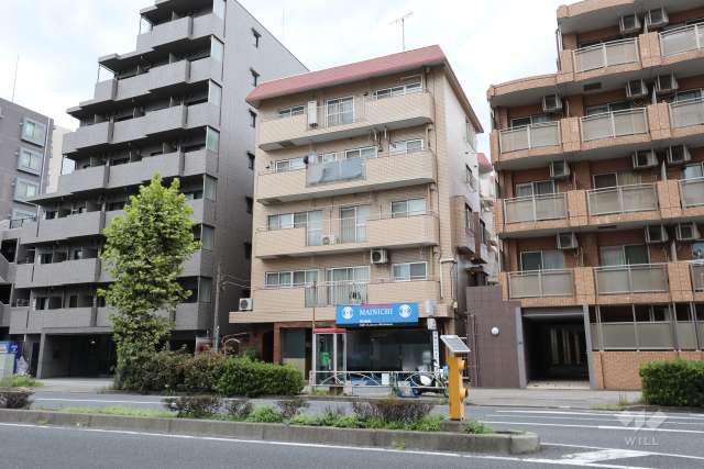 弥生コーポ（板橋区）の外観（南側から）