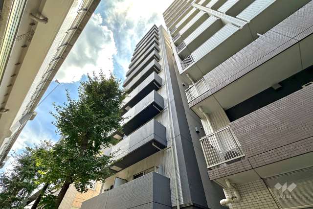 スカイコート板橋本町2の外観（北東側から）