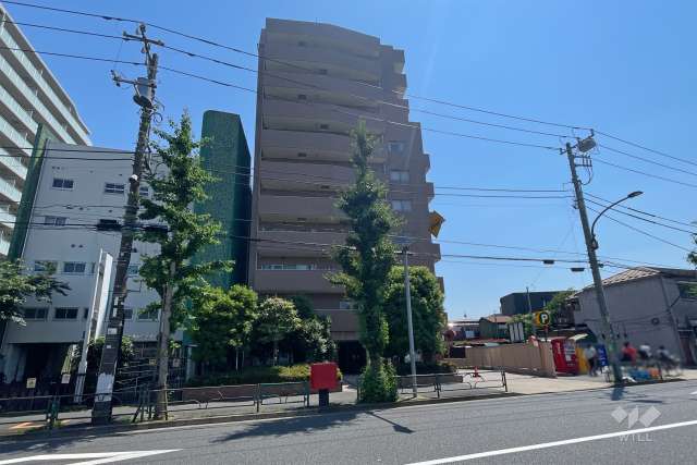 グローリオ十条の外観（北東側から）